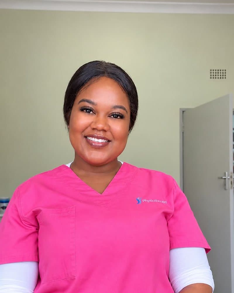 Francisca Chifita Chanda, Physiotherapist at Grace Physiotherapy.