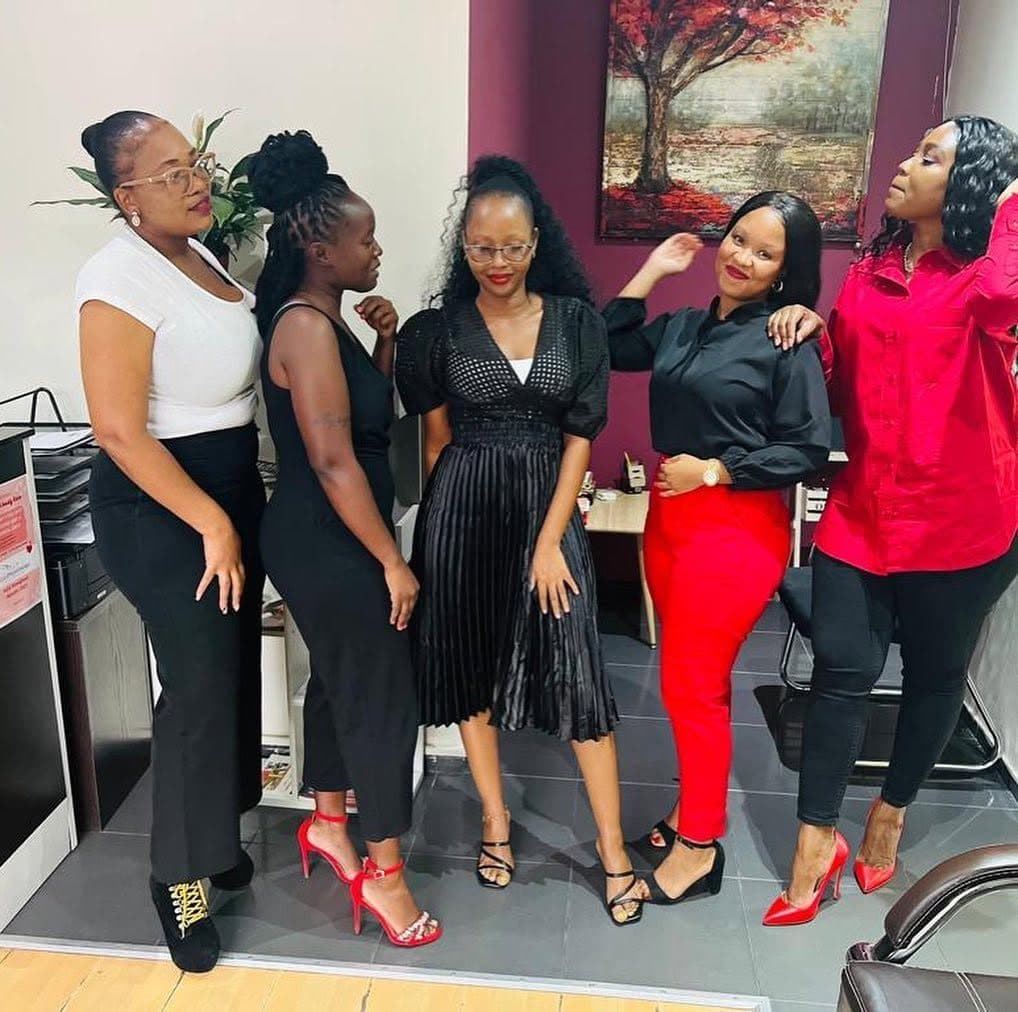 The Grace Physiotherapy team together at the clinic.